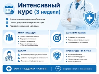 Реабилитация за 21 день в Электростали